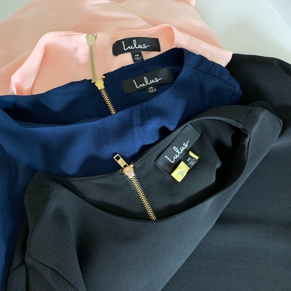 NWT-Lulu’s Dress in BLUE, Size Medium - Picture 7 of 8